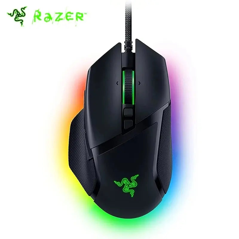 Basilisk V3 Customizable Ergonomic Gaming Mouse Fastest Gaming Mouse Switch - Chroma RGB Lighting - 26K DPI Optical Senso