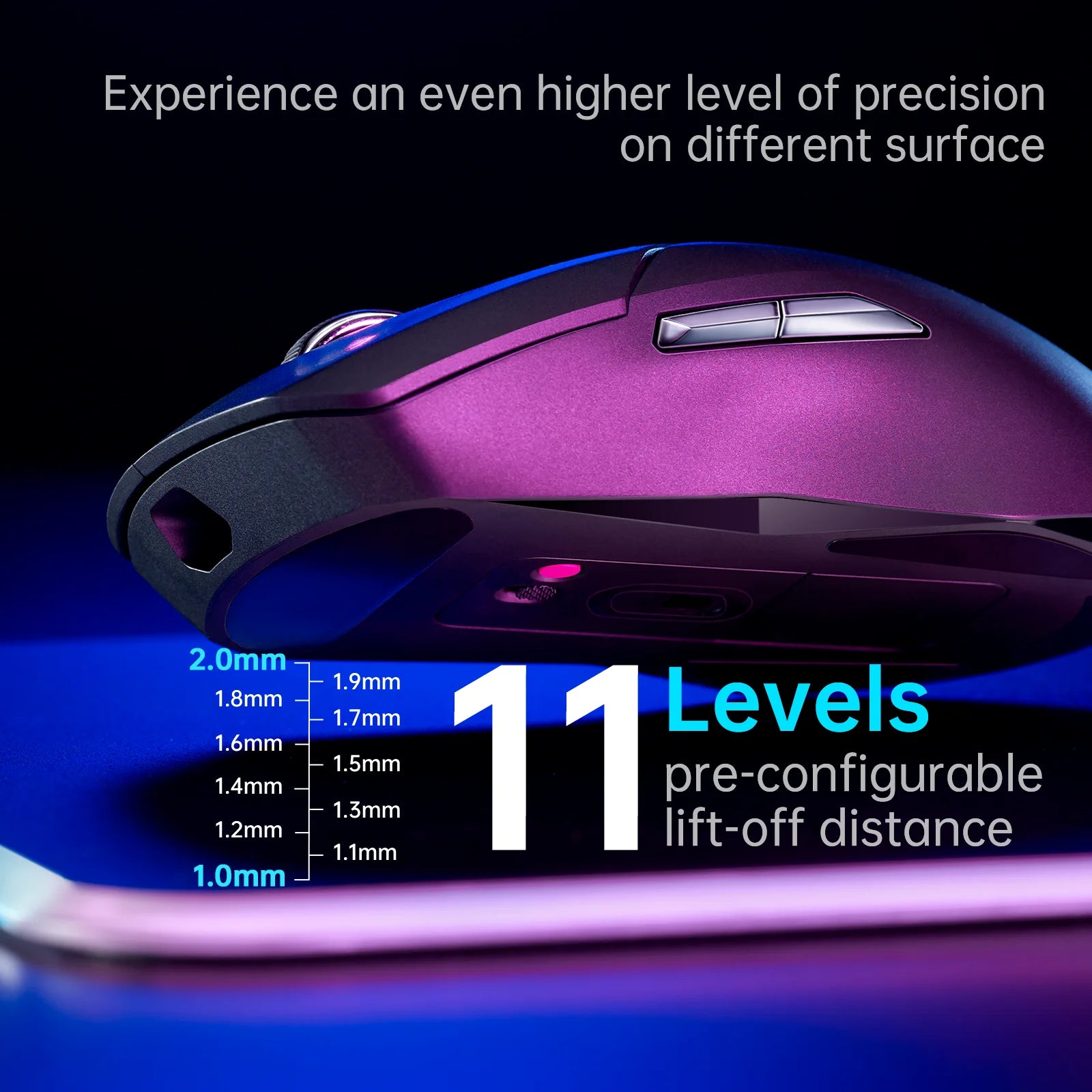 VT9PRO Wireless Gaming Mouse Esports Grade 68G Ultra-Light 26000DPI 8 Buttons Optical PAW3398 Computer Mouse for Laptop PC