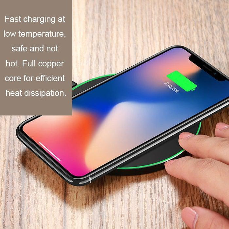 Fast Wireless Charger Charging Pad for Apple Iphone 15 & Samsung